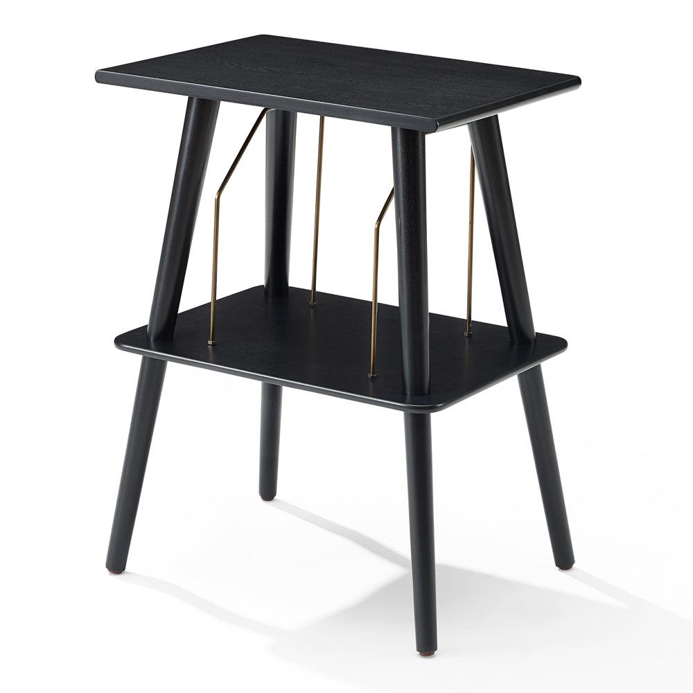 Gadhouse Brad MKII Record Player - Navy + Entertainment Stand Bundle - Black-Gadhouse-Mood