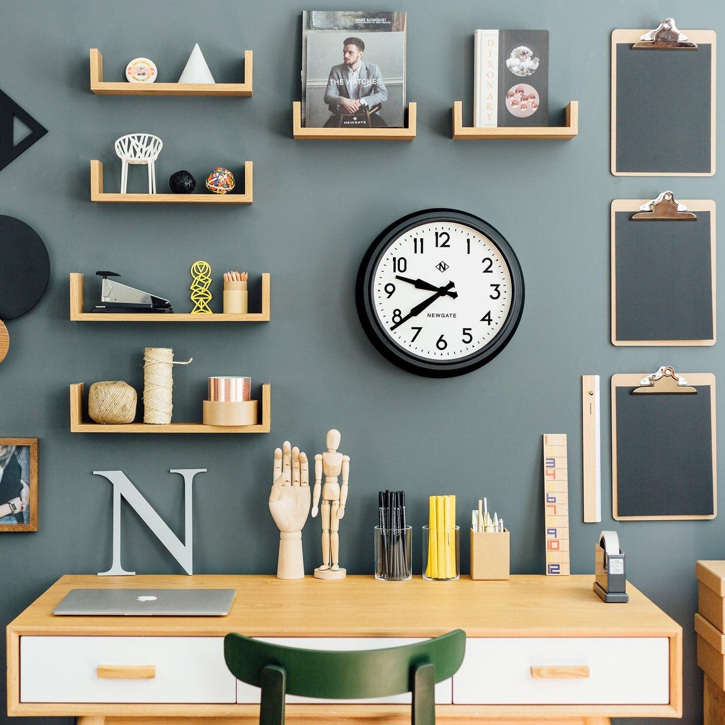 Newgate 50S Electric Clock Black*-Newgate-Mood