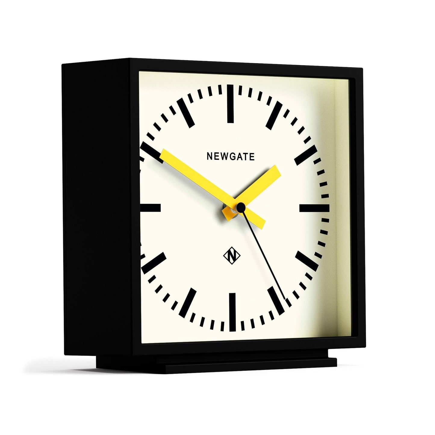 Newgate Amp Mantel Clock Black With Yellow Hands*-Newgate-Mood