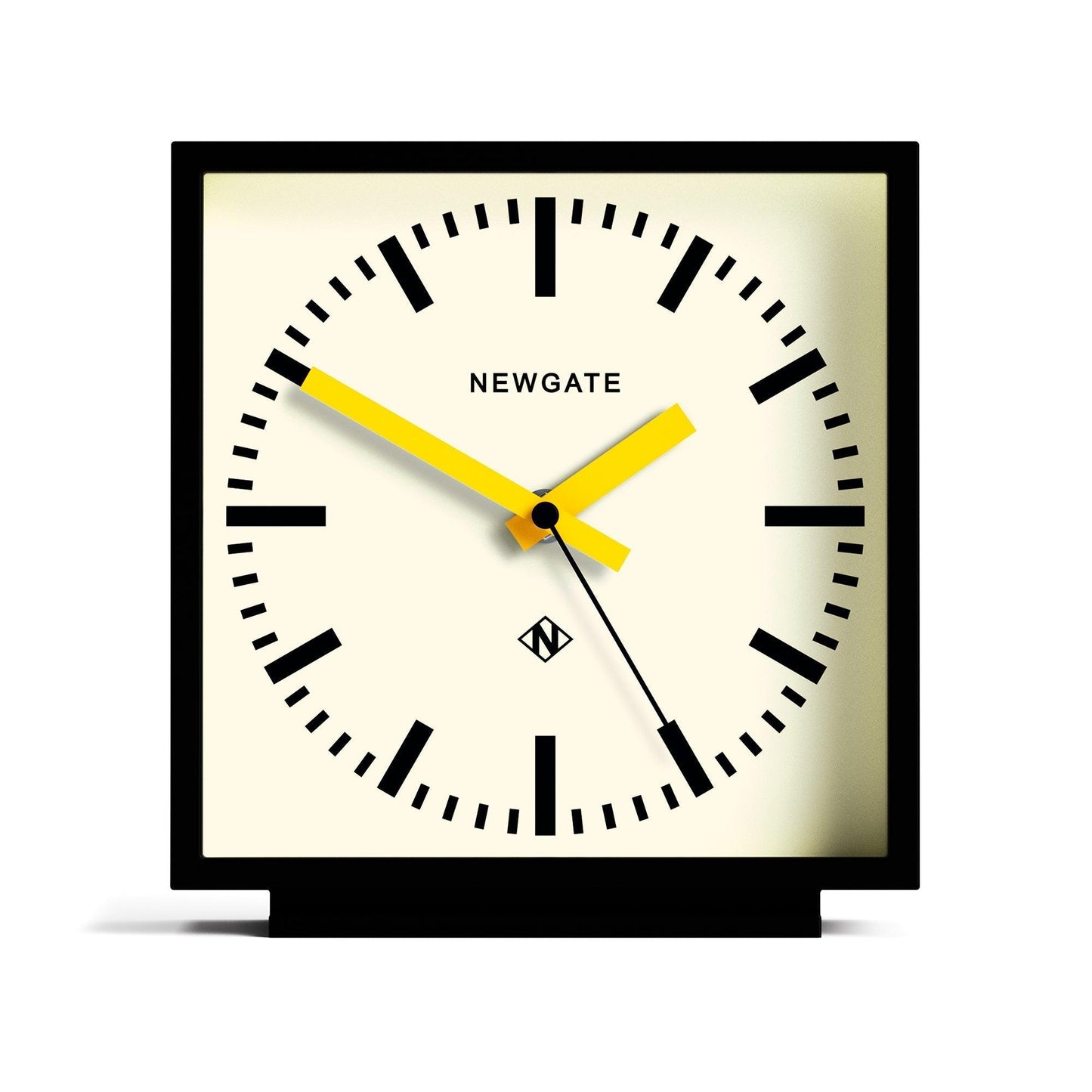 Newgate Amp Mantel Clock Black With Yellow Hands*-Newgate-Mood