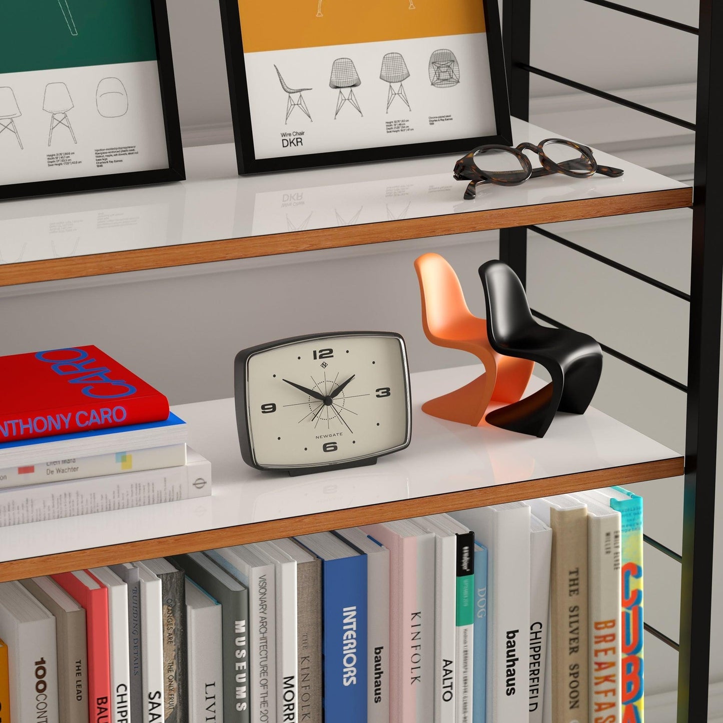 Newgate Brooklyn Alarm Clock - Black-Newgate-Mood