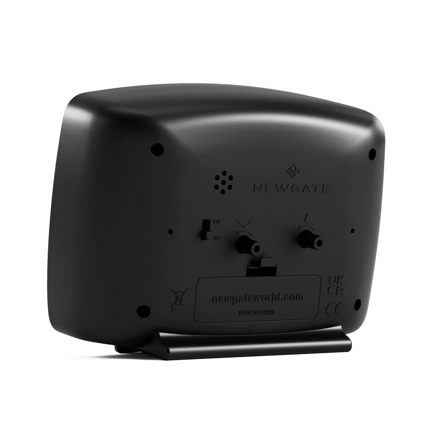 Newgate Brooklyn Alarm Clock - Black-Newgate-Mood