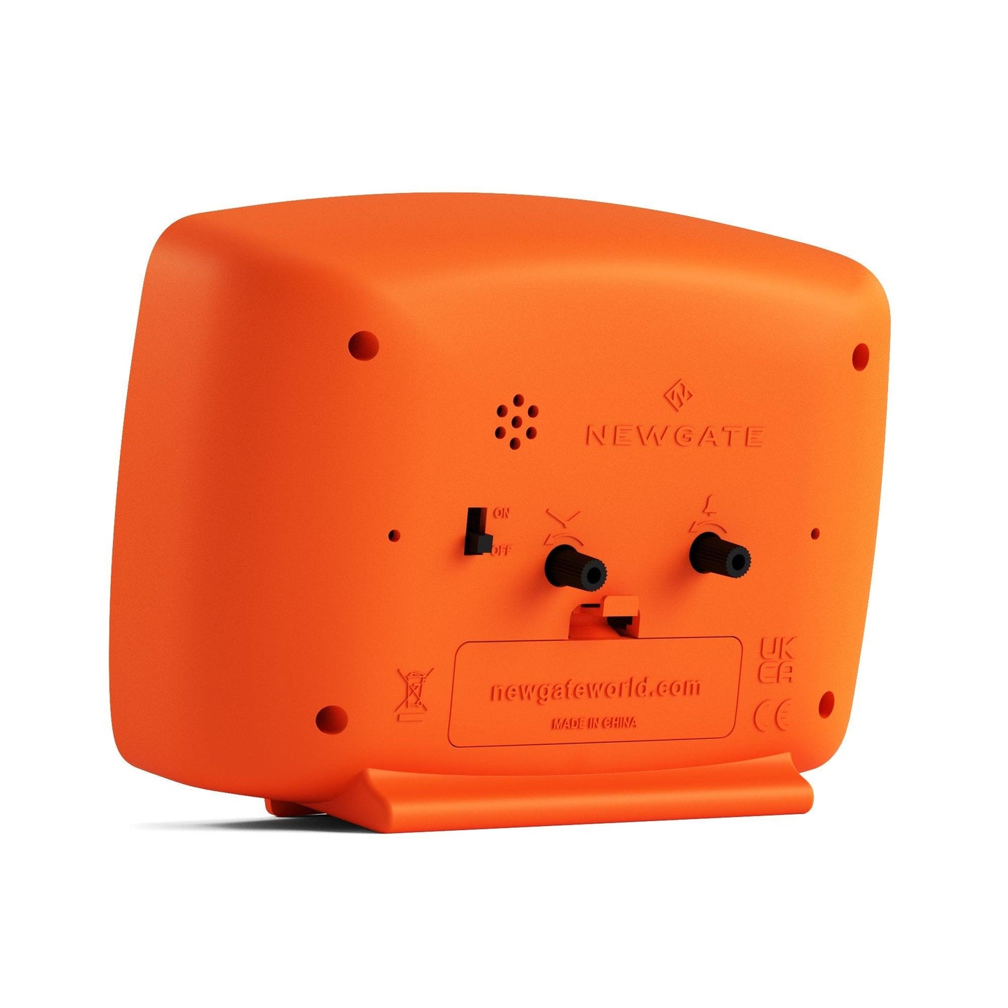Newgate Brooklyn Alarm Clock - Orange-Newgate-Mood