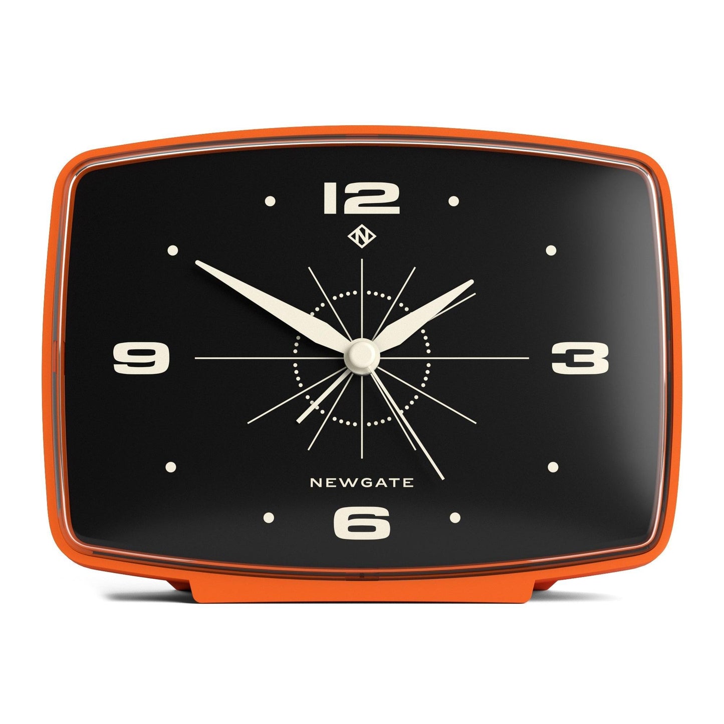 Newgate Brooklyn Alarm Clock - Orange-Newgate-Mood