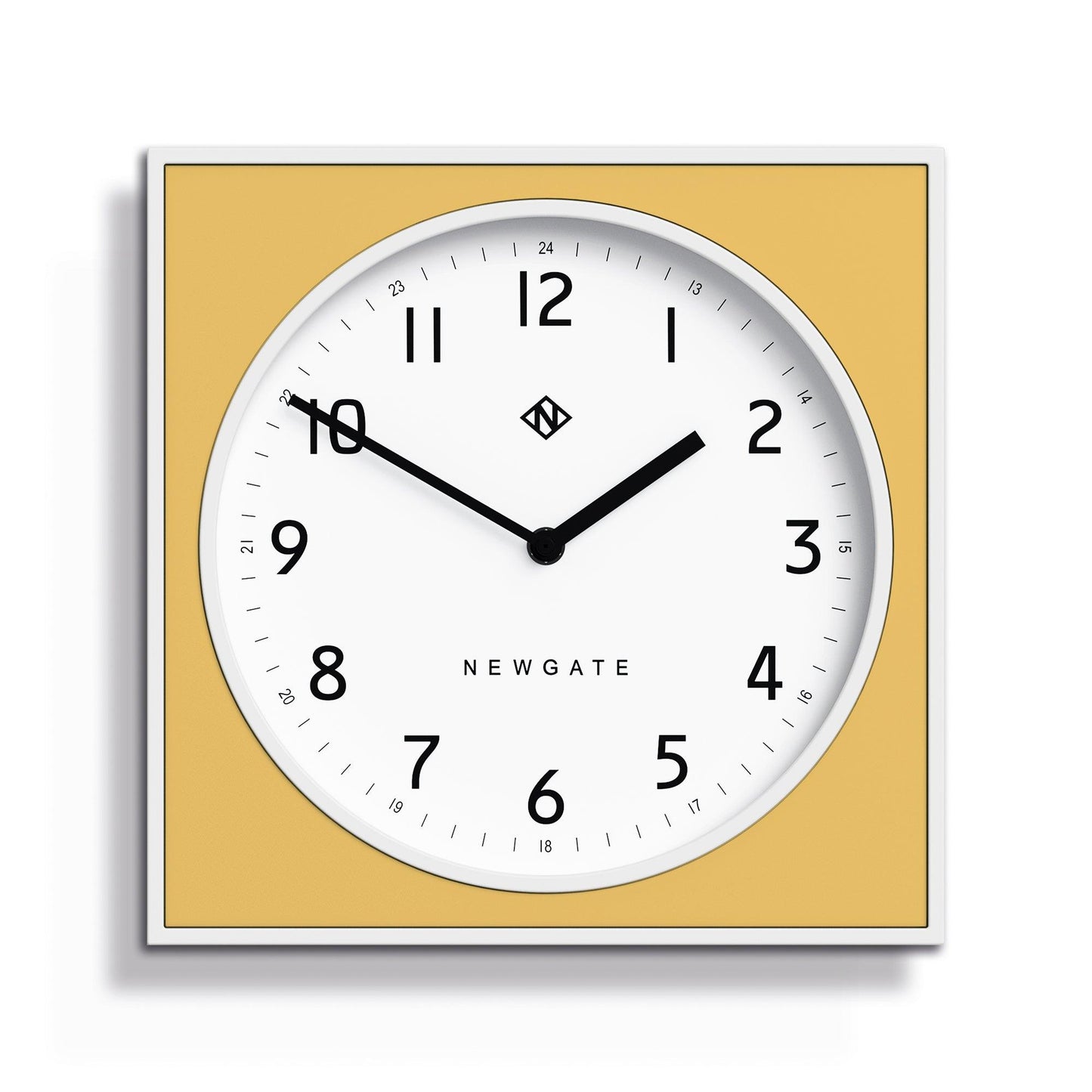 Newgate Burger & Chips Wall Clock Cheeky Yellow*-Newgate-Mood