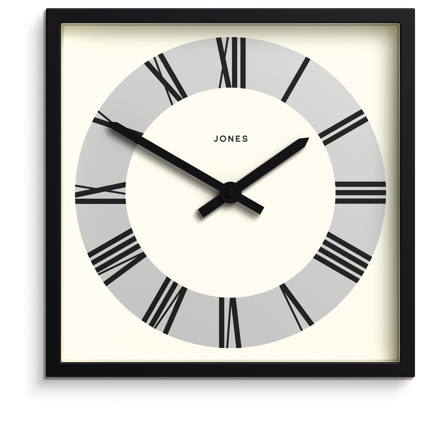 Newgate Jones Box Wall Clock Matte Black-Newgate-Mood