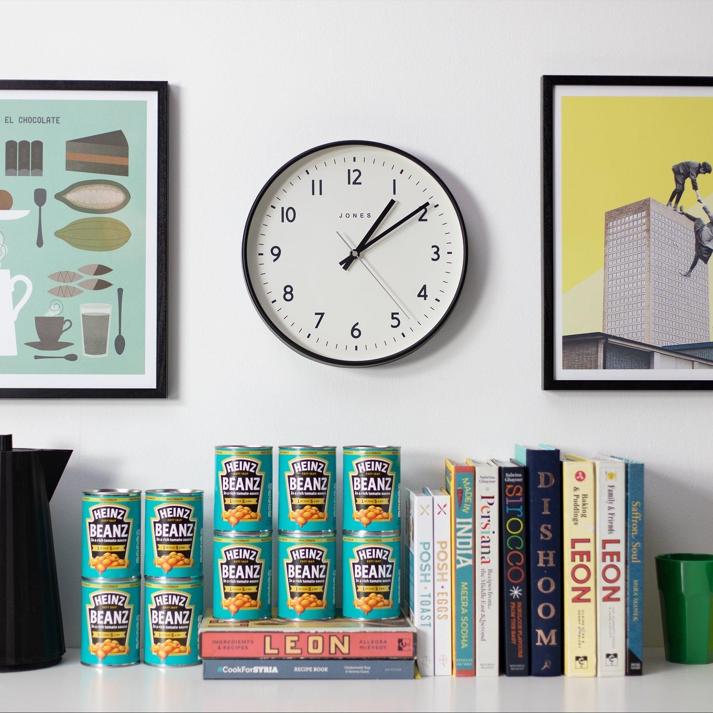 Newgate Jones Jam Clock Matte Black-Newgate-Mood