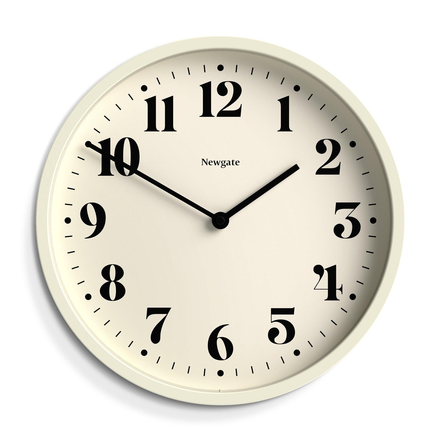 Newgate Number Four Wall Clock Matte Linen White-Newgate-Mood