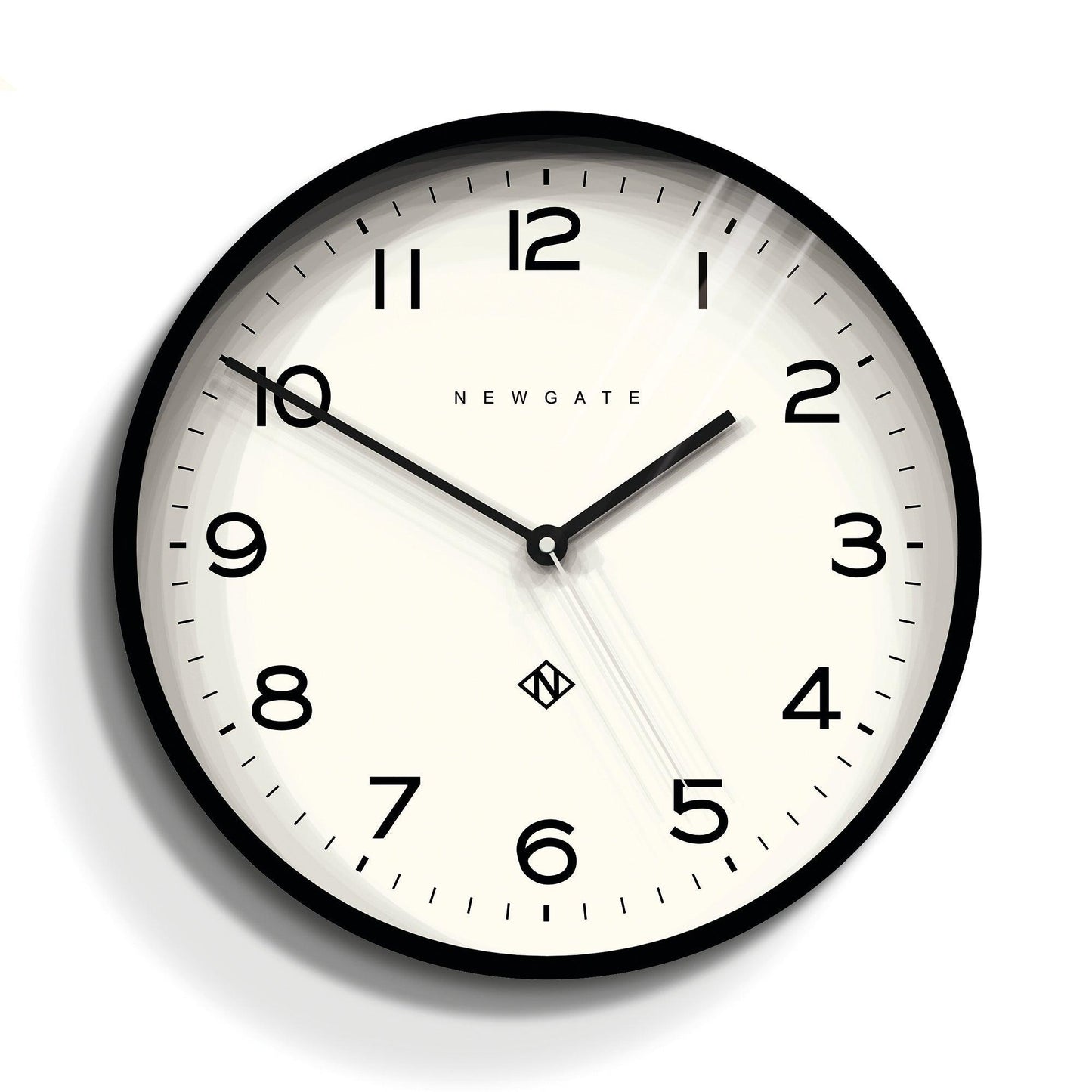 Newgate Number Three Echo Clock Silicone Black-Newgate-Mood