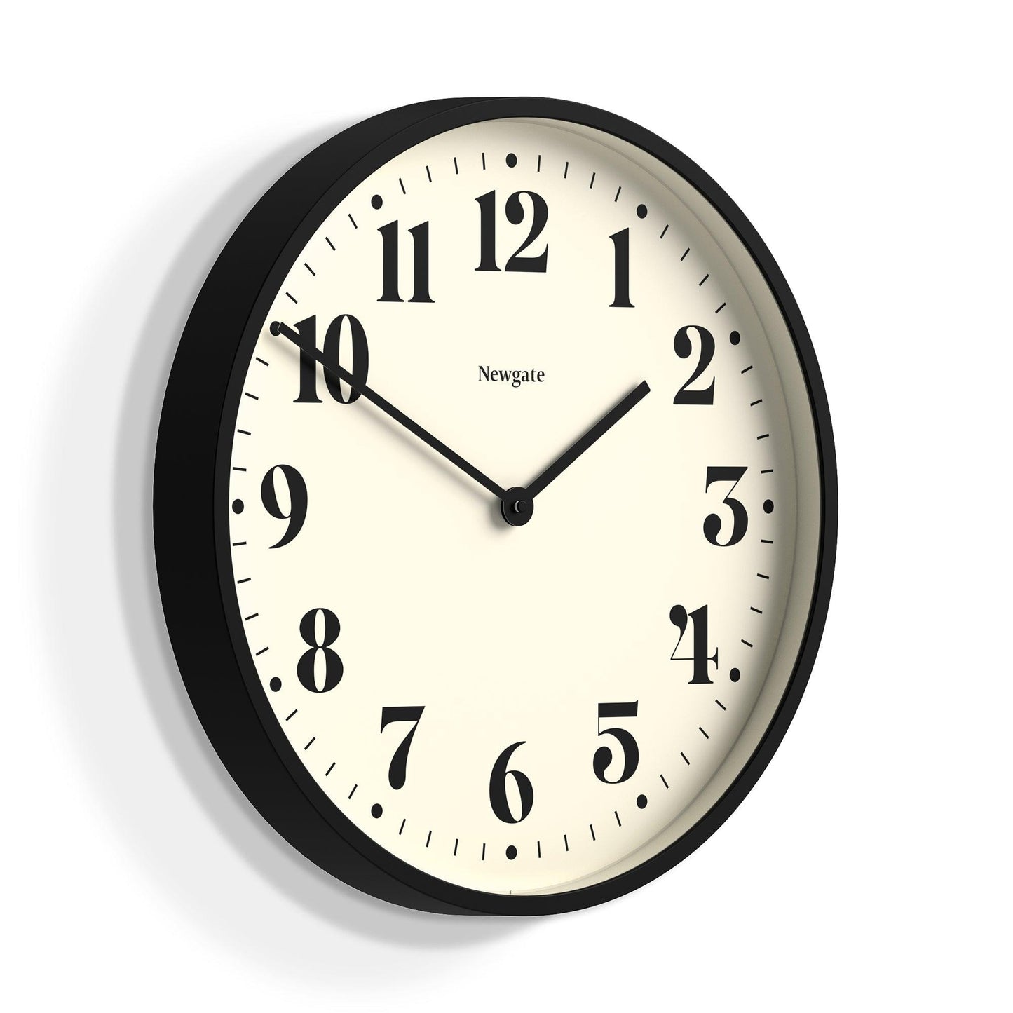 Newgate Number Two Wall Clock Matte Black-Newgate-Mood