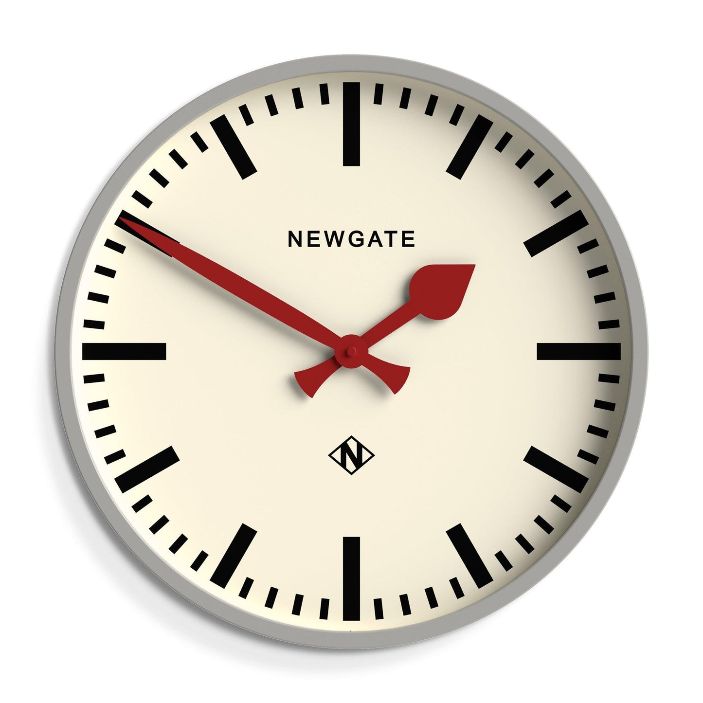 Newgate Universal Wall Clock Railway Dial Grey-Newgate-Mood