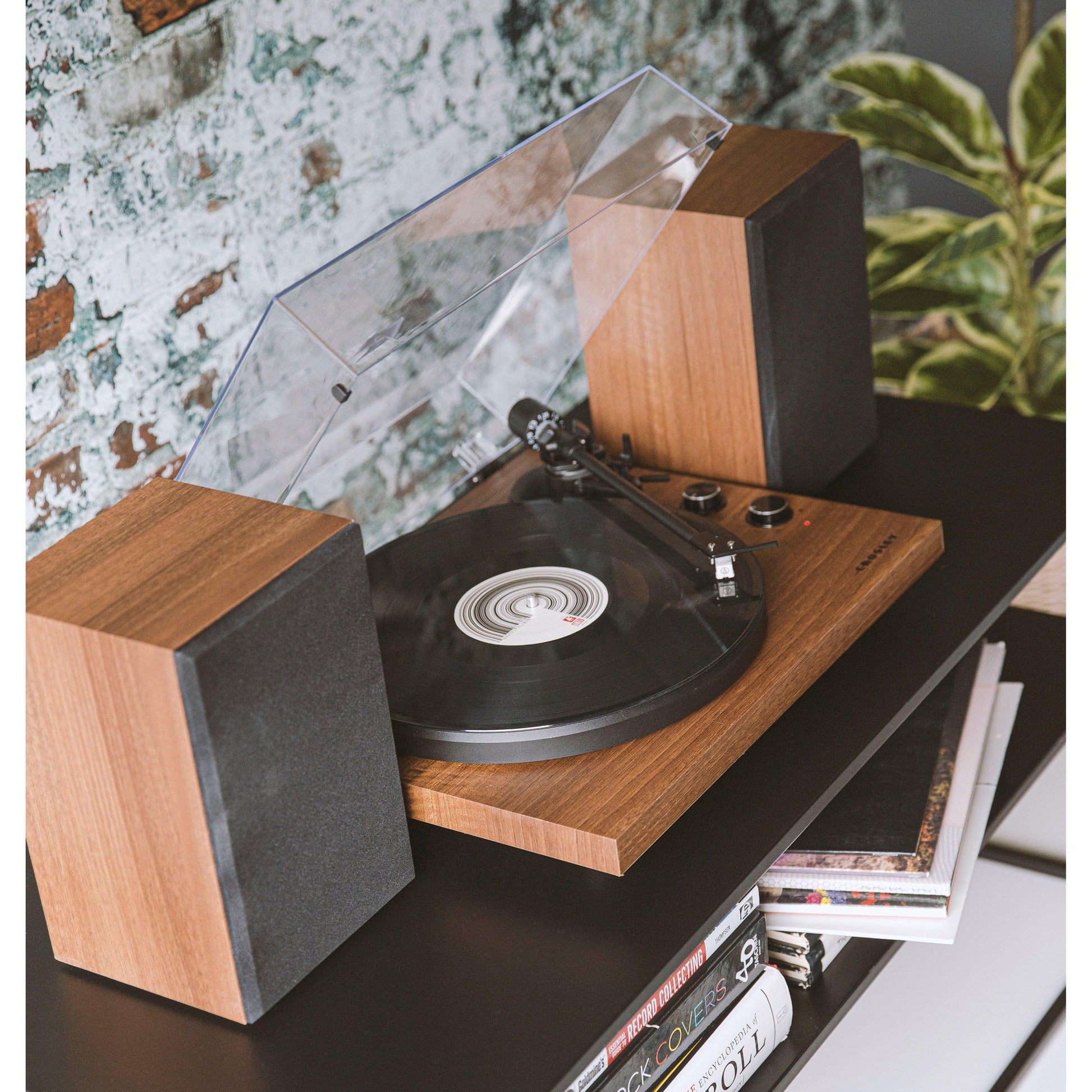 Crosley C62 Shelf System - Walnut-Crosley-Mood