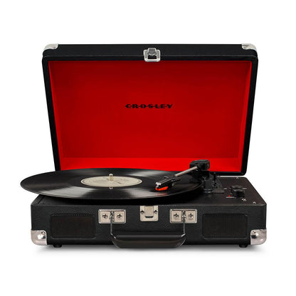 Crosley Cruiser Black - Bluetooth Portable Turntable-Crosley-Mood