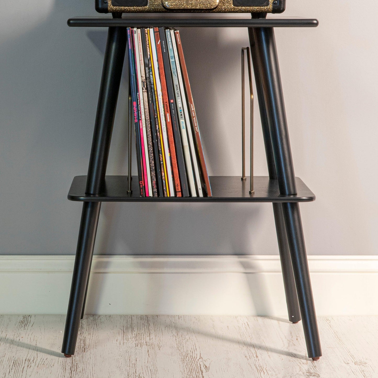 Crosley Manchester Entertainment Center Stand - Black-Crosley-Mood