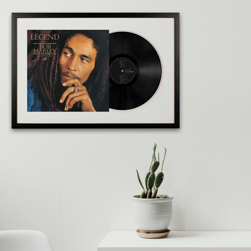 Framed Bob Marley - Legend - Vinyl Album Art-Vinyl Art-Mood