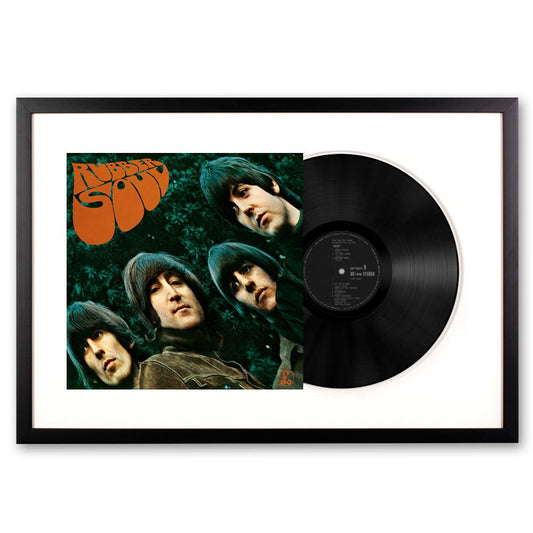 Framed The Beatles Rubber Soul - Vinyl Album Art-Vinyl Art-Mood