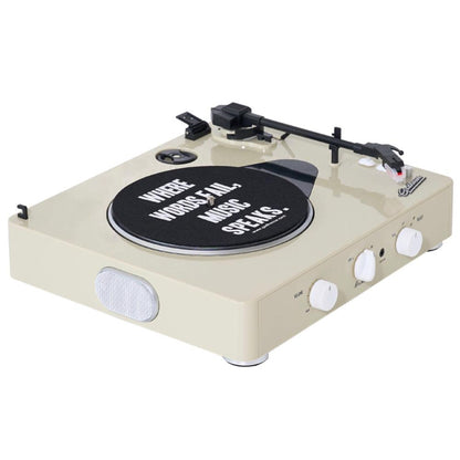 Gadhouse Brad MKII Record Player - Ivory-Gadhouse-Mood