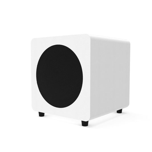 Kanto SUB8 300W 8" Sealed Powered Subwoofer, Matte White-Kanto-Mood