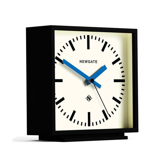 Newgate Amp Mantel Clock Black With Blue Hands*-Newgate-Mood