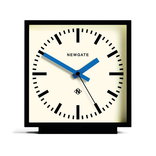 Newgate Amp Mantel Clock Black With Blue Hands*-Newgate-Mood