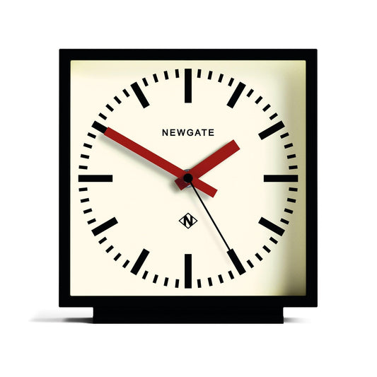 Newgate Amp Mantel Clock Black With Red Hands*-Newgate-Mood