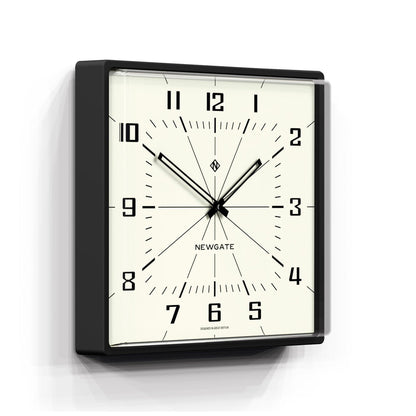 Newgate Box Office Wall Clock Silicone Cave Black-Newgate-Mood