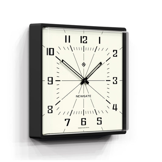 Newgate Box Office Wall Clock Silicone Cave Black-Newgate-Mood