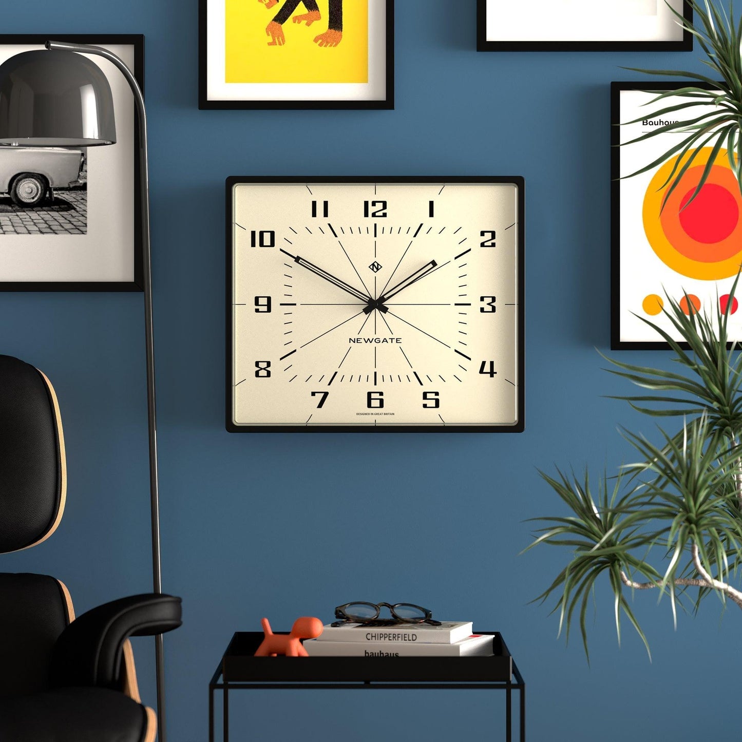 Newgate Box Office Wall Clock Silicone Cave Black-Newgate-Mood