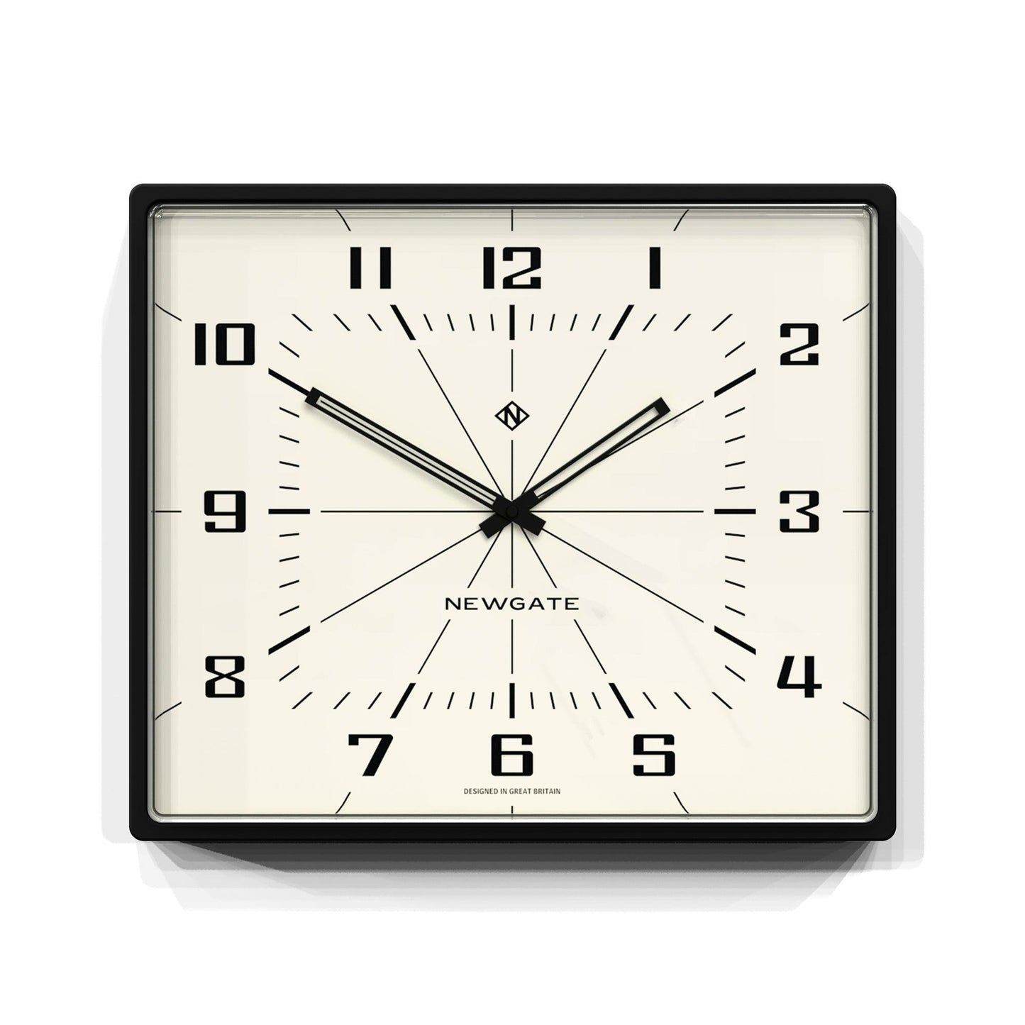 Newgate Box Office Wall Clock Silicone Cave Black-Newgate-Mood