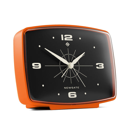 Newgate Brooklyn Alarm Clock - Orange-Newgate-Mood