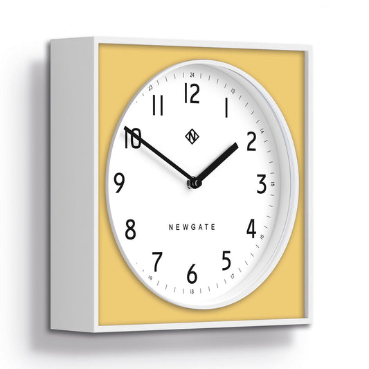 Newgate Burger & Chips Wall Clock Cheeky Yellow*-Newgate-Mood