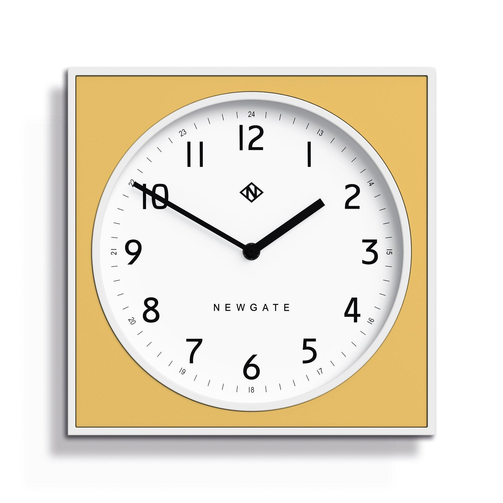 Newgate Burger & Chips Wall Clock Cheeky Yellow*-Newgate-Mood