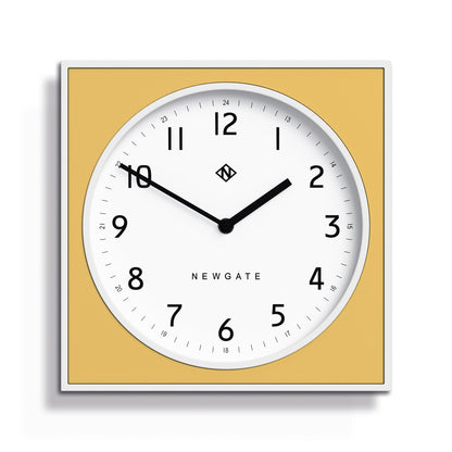 Newgate Burger & Chips Wall Clock Cheeky Yellow*-Newgate-Mood