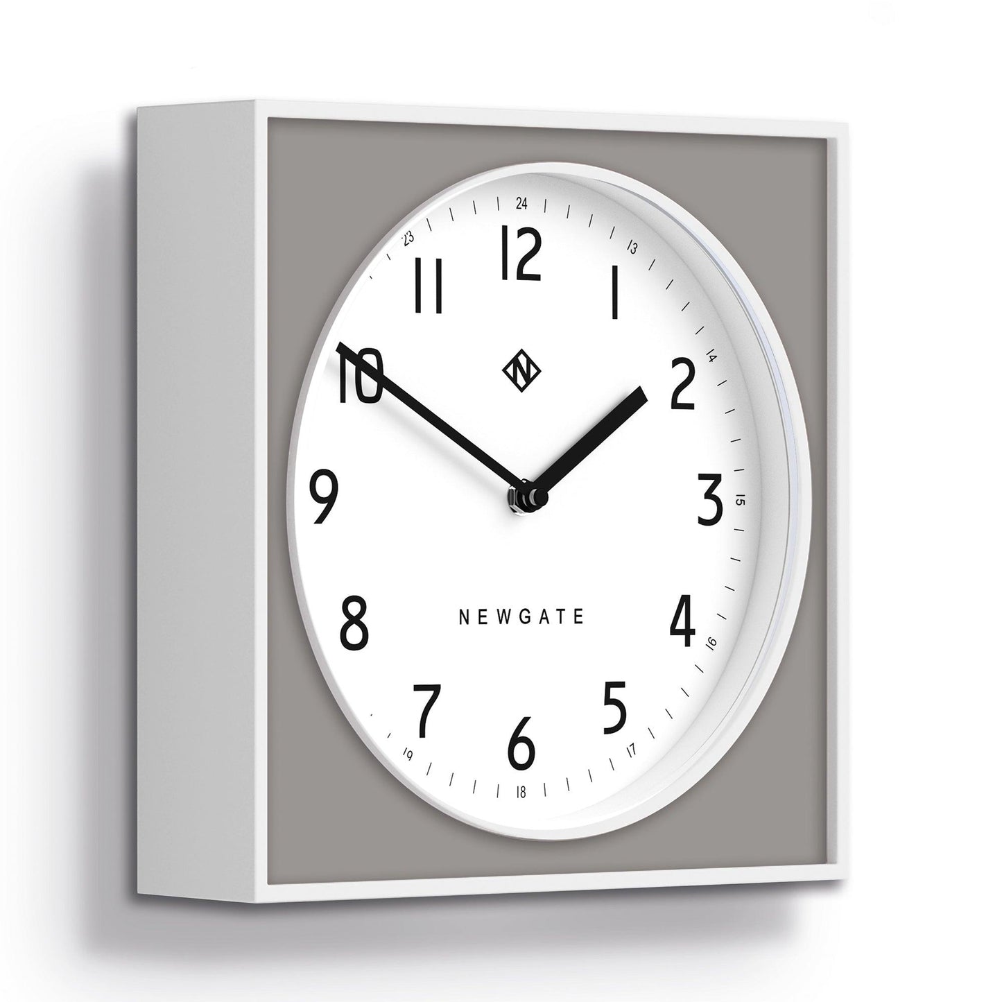 Newgate Burger & Chips Wall Clock Posh Grey*-Newgate-Mood