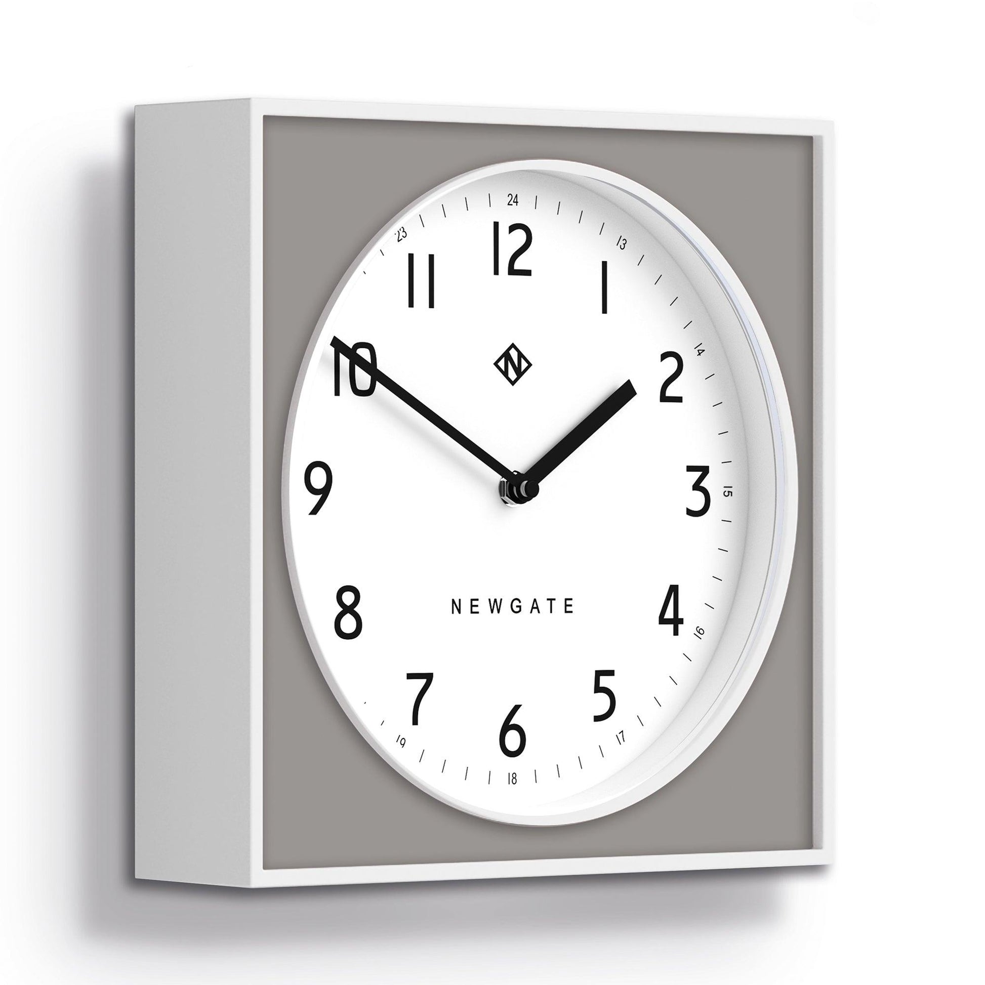 Newgate Burger & Chips Wall Clock Posh Grey*-Newgate-Mood