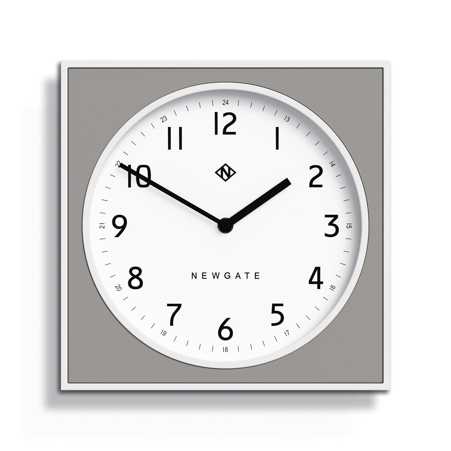 Newgate Burger & Chips Wall Clock Posh Grey*-Newgate-Mood