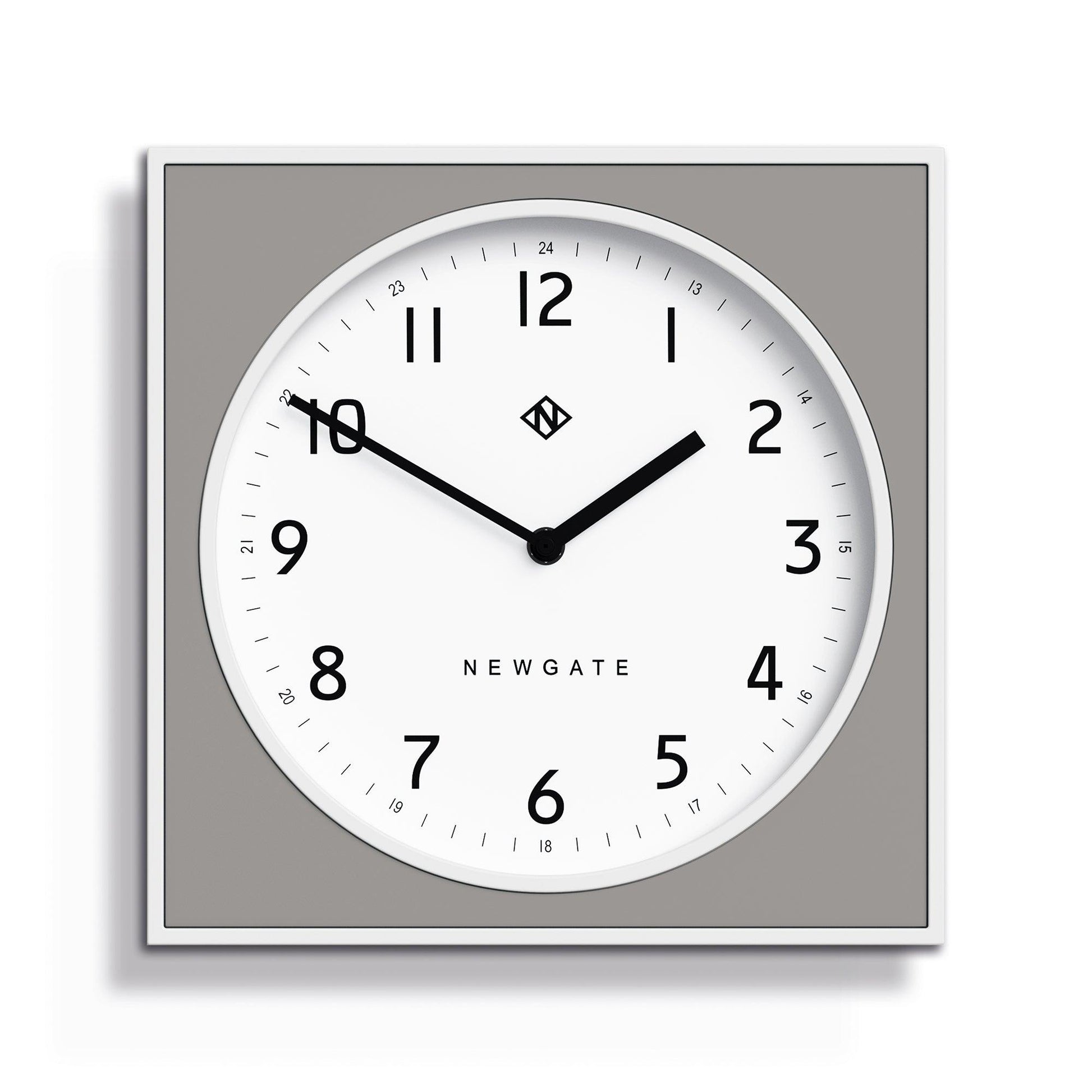 Newgate Burger & Chips Wall Clock Posh Grey*-Newgate-Mood