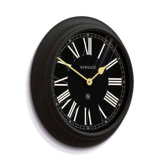 Newgate Chocolate Shop Wall Clock Silicone Cave Black-Newgate-Mood