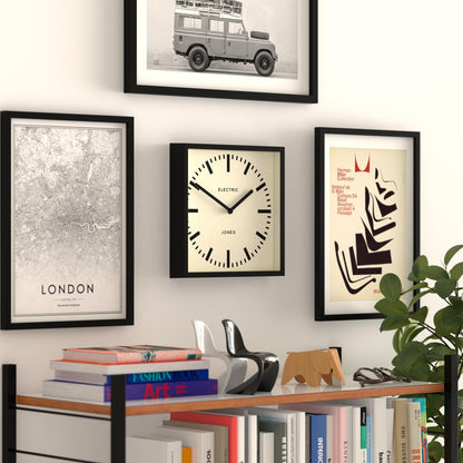 Newgate Jones Box Wall Clock Black-Newgate-Mood