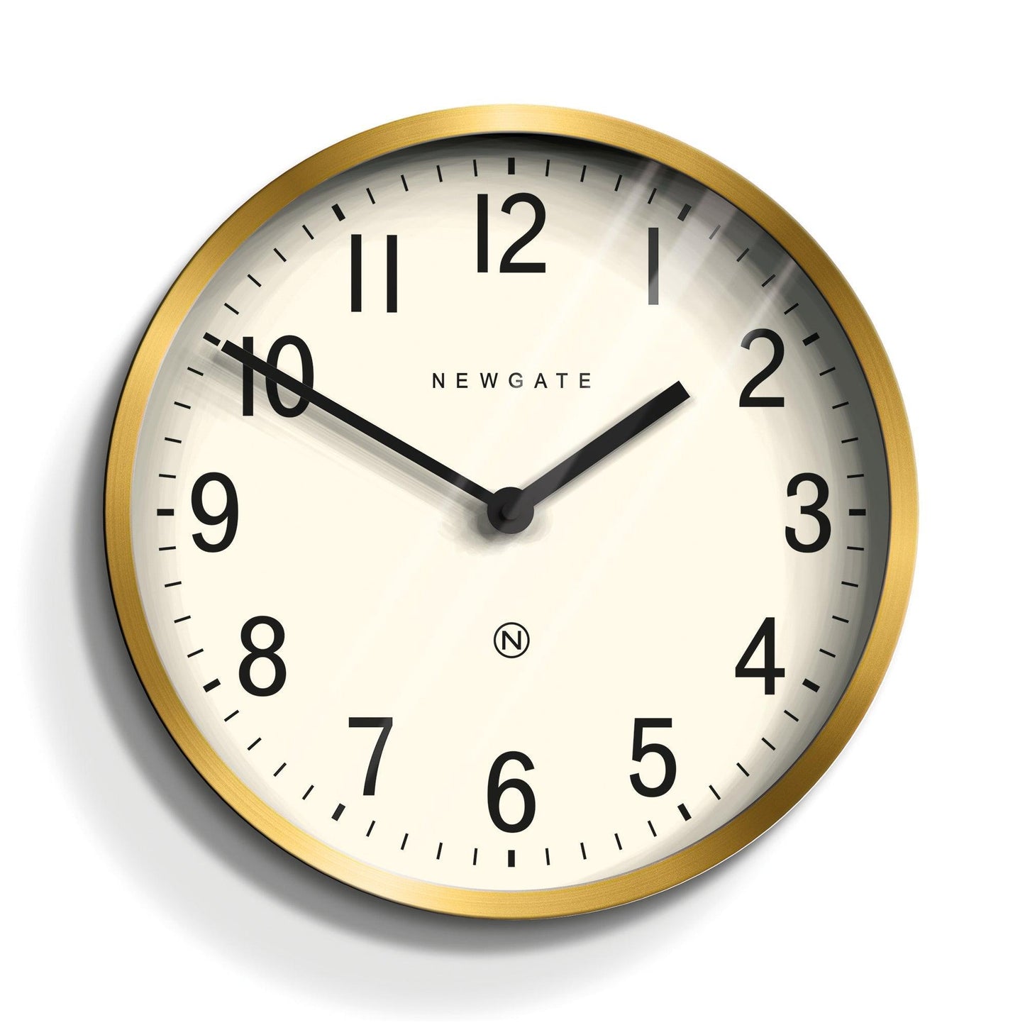 Newgate Master Edwards Clock Radial Brass-Newgate-Mood