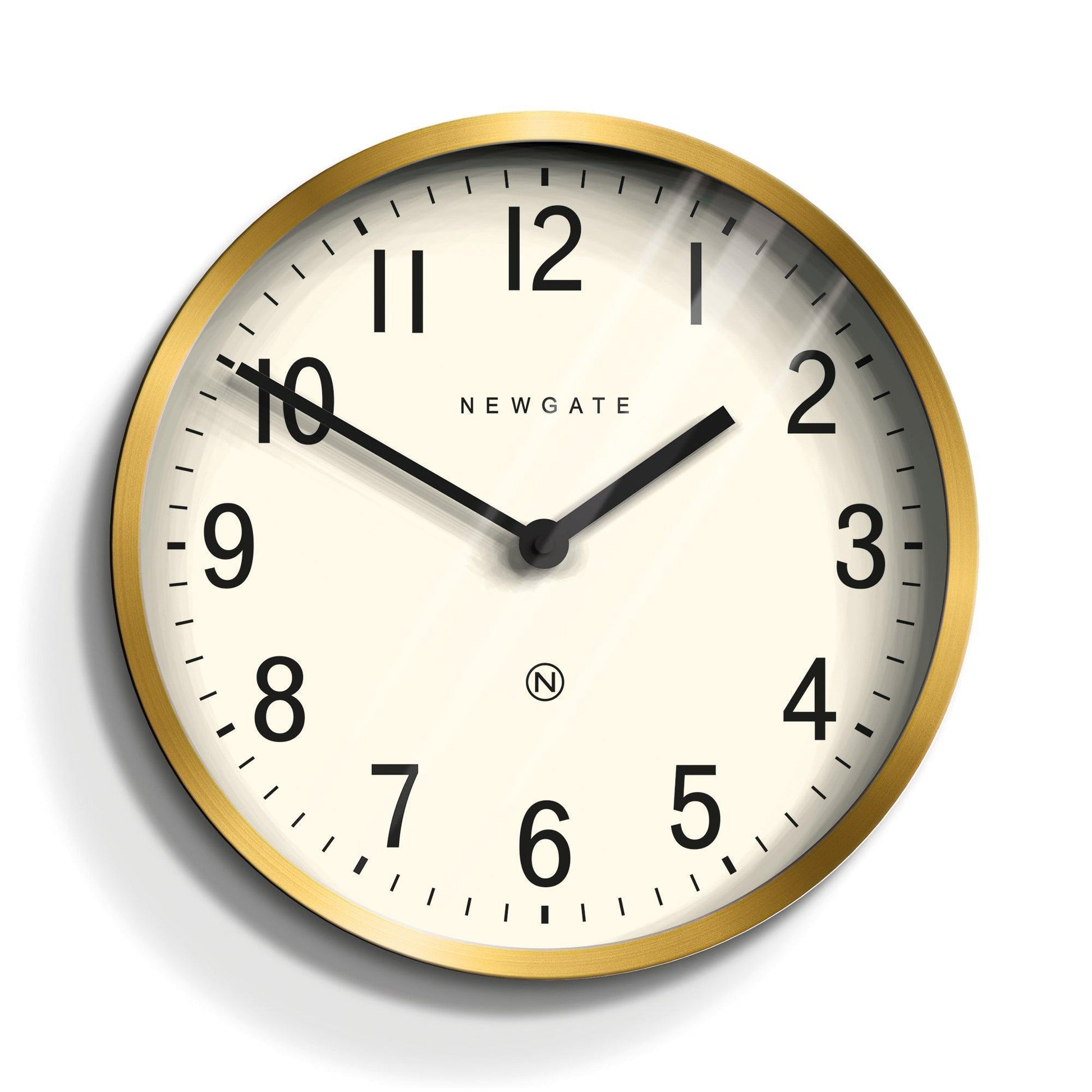 Newgate Master Edwards Clock Radial Brass-Newgate-Mood