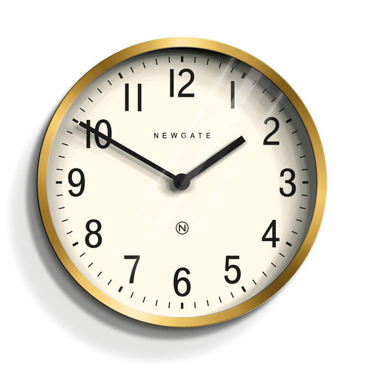 Newgate Master Edwards Clock Radial Brass-Newgate-Mood