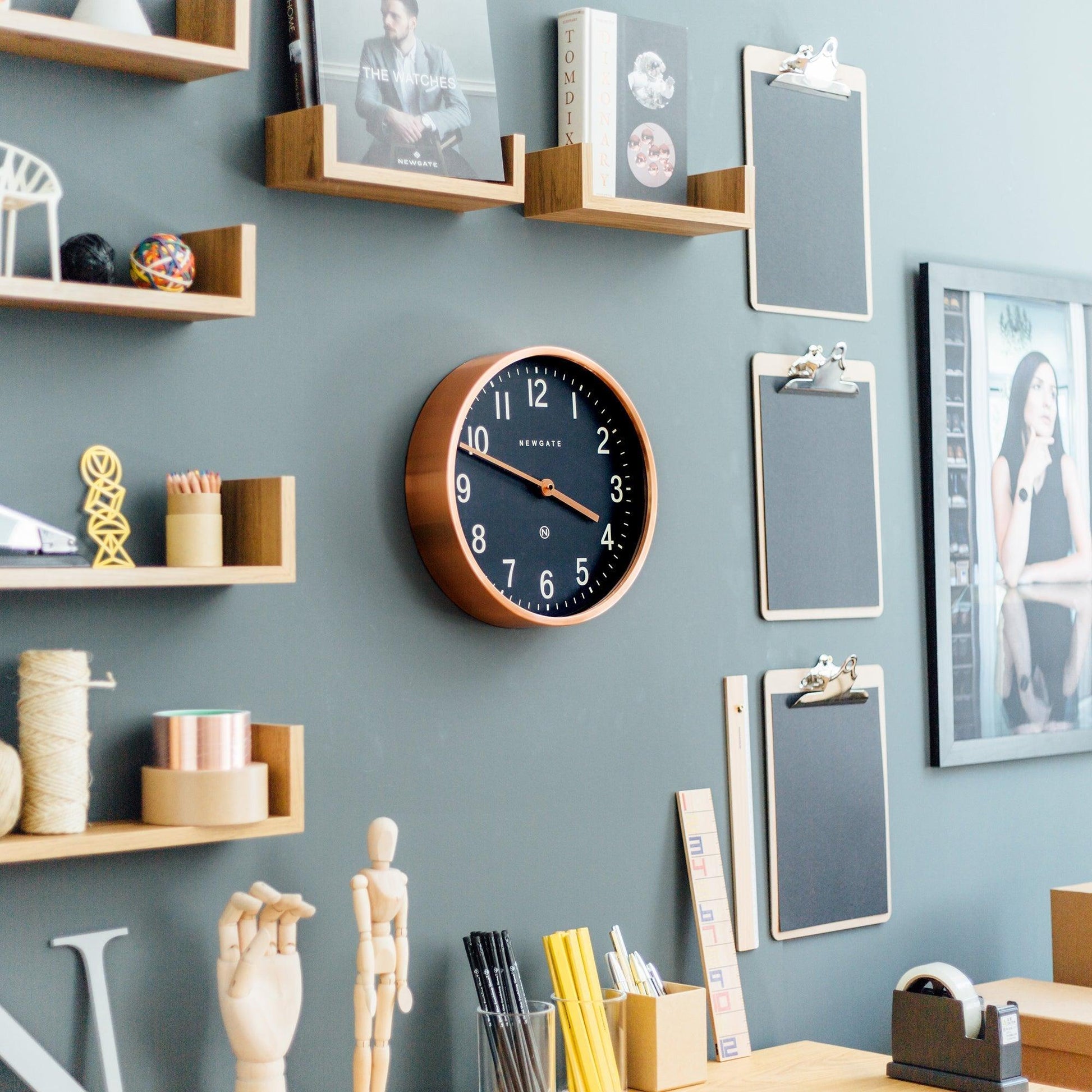 Newgate Master Edwards Clock Radial Copper-Newgate-Mood