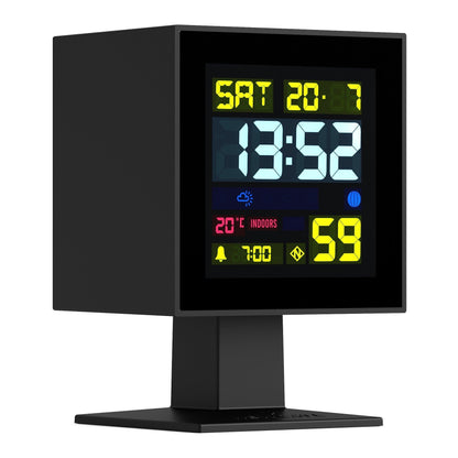 Newgate Monolith Lcd Alarm Clock Black*-Newgate-Mood