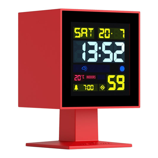 Newgate Monolith Lcd Alarm Clock Fire Engine Red*-Newgate-Mood