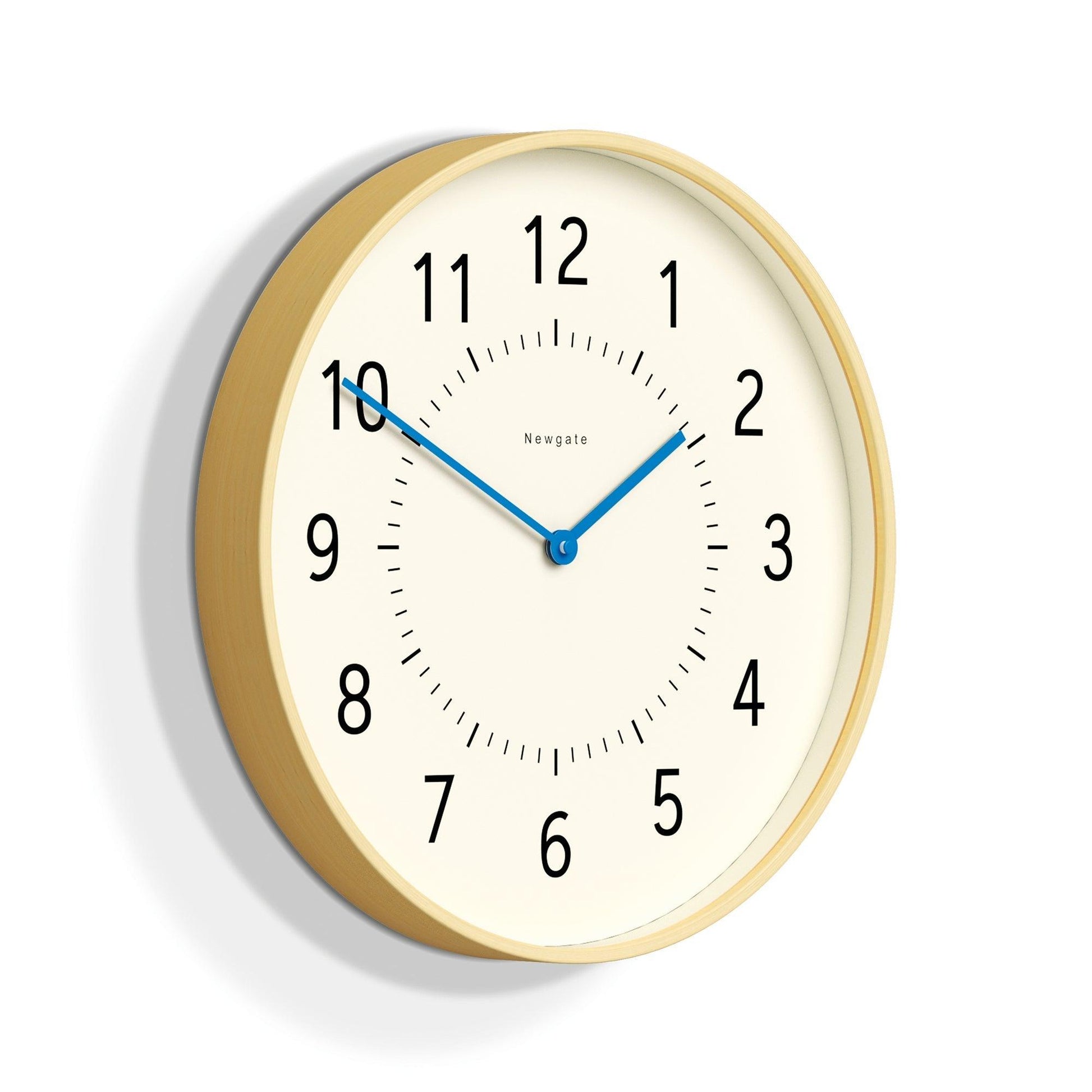 Newgate Monopoly Plywood Wall Clock With Blue Hands-Newgate-Mood