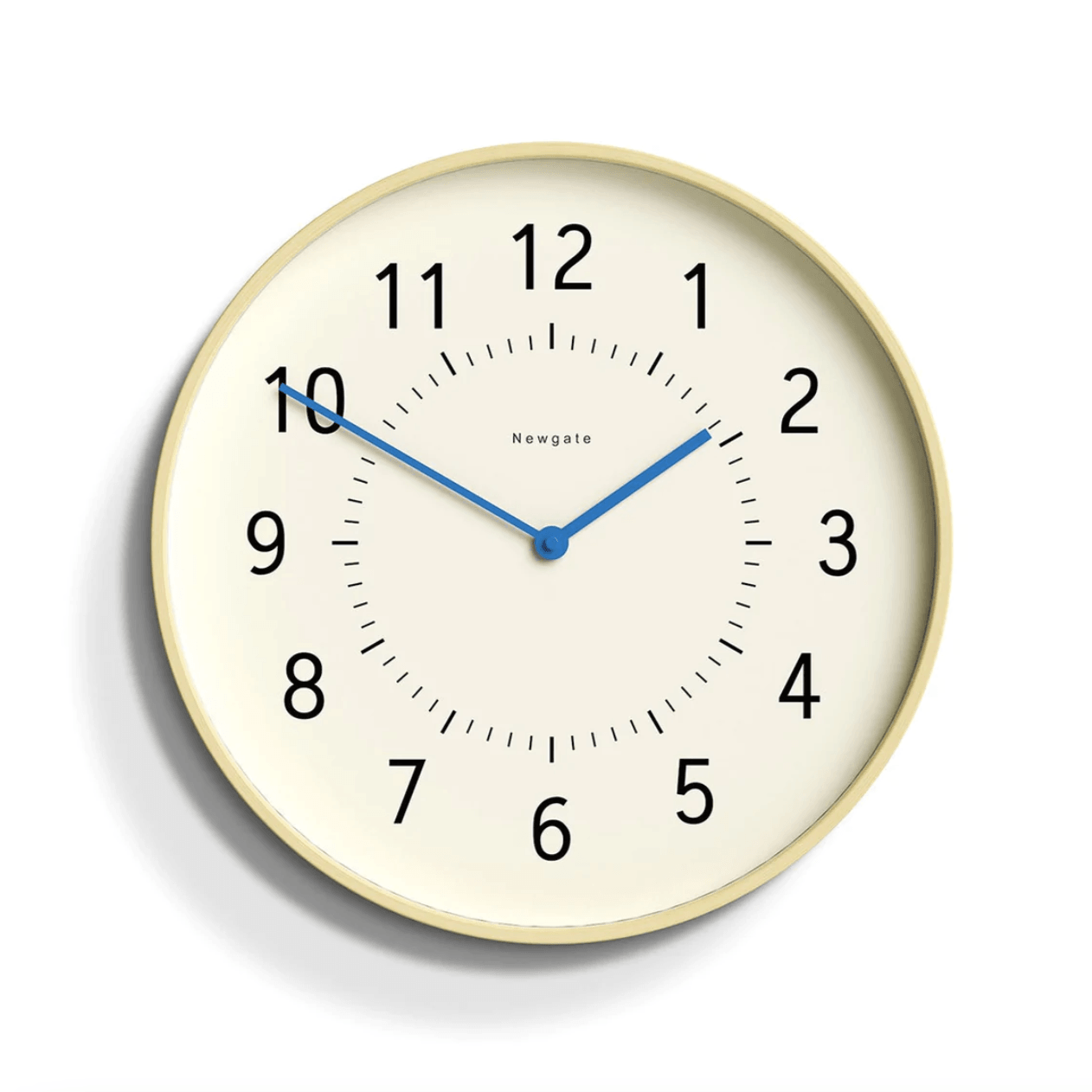 Newgate Monopoly Plywood Wall Clock With Blue Hands-Newgate-Mood
