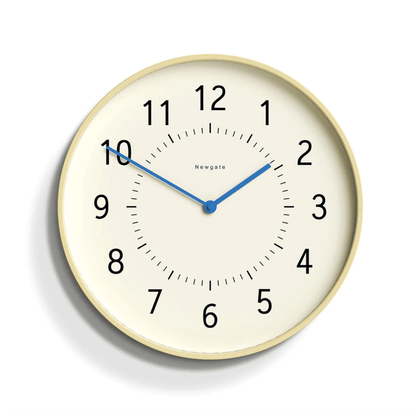 Newgate Monopoly Plywood Wall Clock With Blue Hands-Newgate-Mood