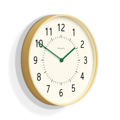 Newgate Monopoly Plywood Wall Clock With Green Hands-Newgate-Mood