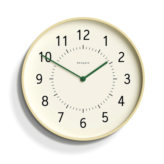 Newgate Monopoly Plywood Wall Clock With Green Hands-Newgate-Mood
